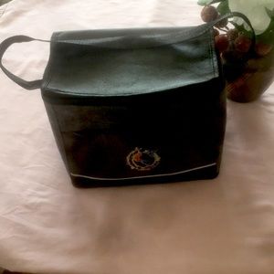 Collapsible Portable Cooler Lunch Bag Black Gray 16" Deep NWOT